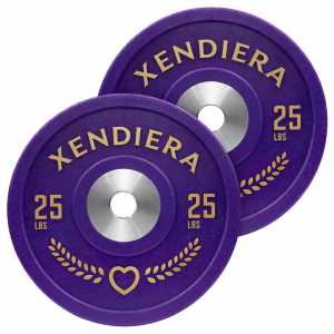 Purple Heart Urethane Bumper Plates