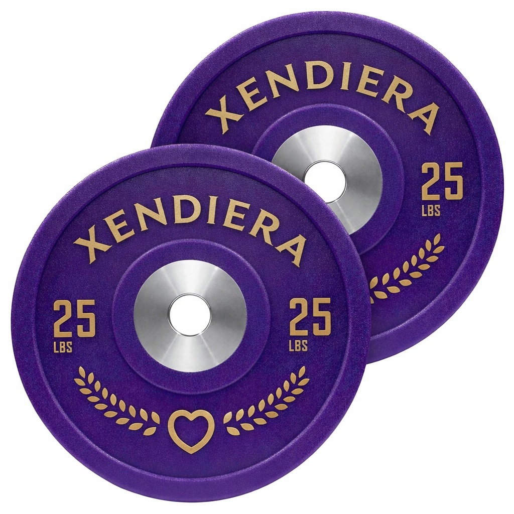 Purple Heart Urethane Bumper Plates