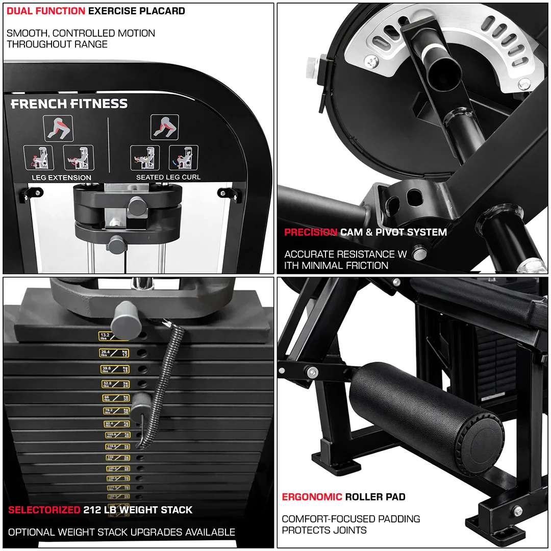 Seated Leg Curl Leg Extension - Image 2